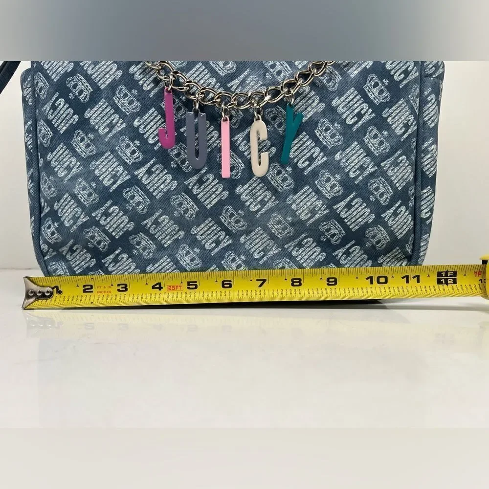 Juicy Couture Back To Juicy Backpack Bold Washed Denim New with tags